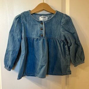 Denim blouse